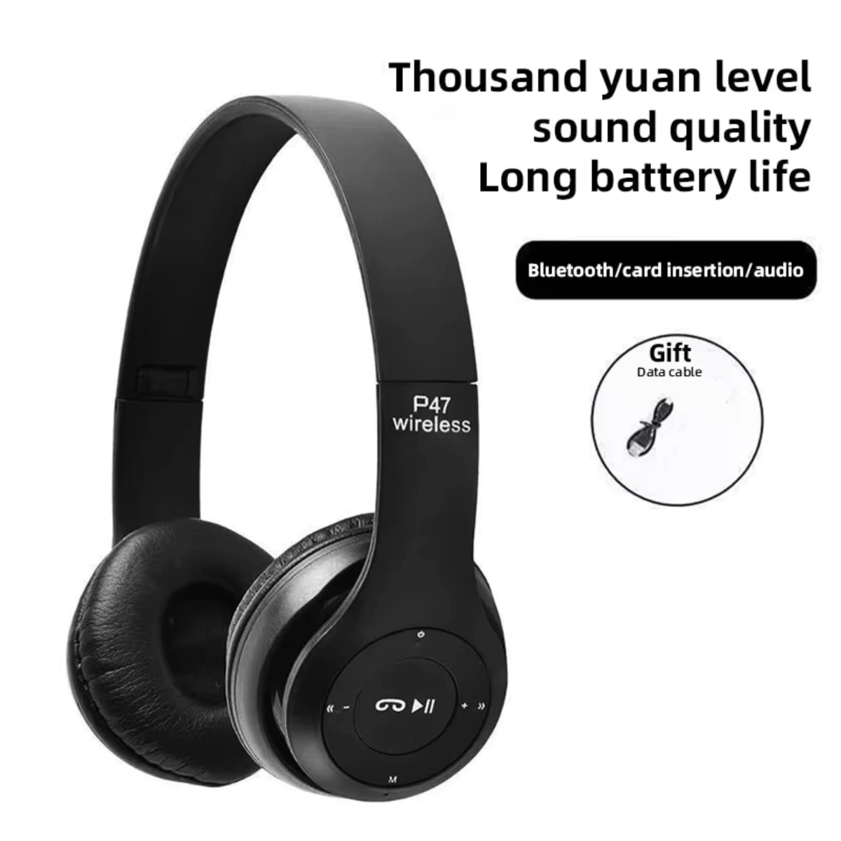 Fone de Ouvido Bluetooth Headphone P47 - Imagem 13